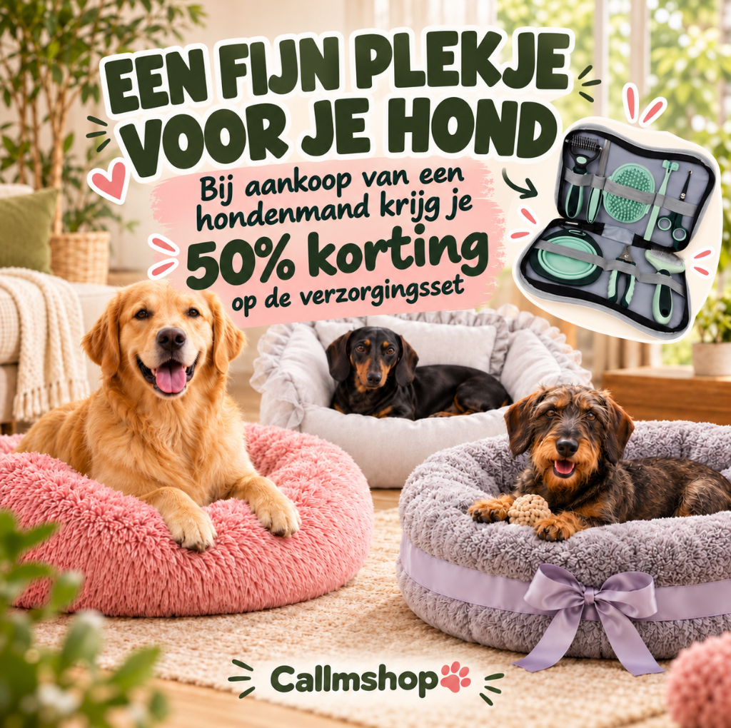 Een fijne hondenmand én extra voordeel voor je trouwe viervoeter! 🐾