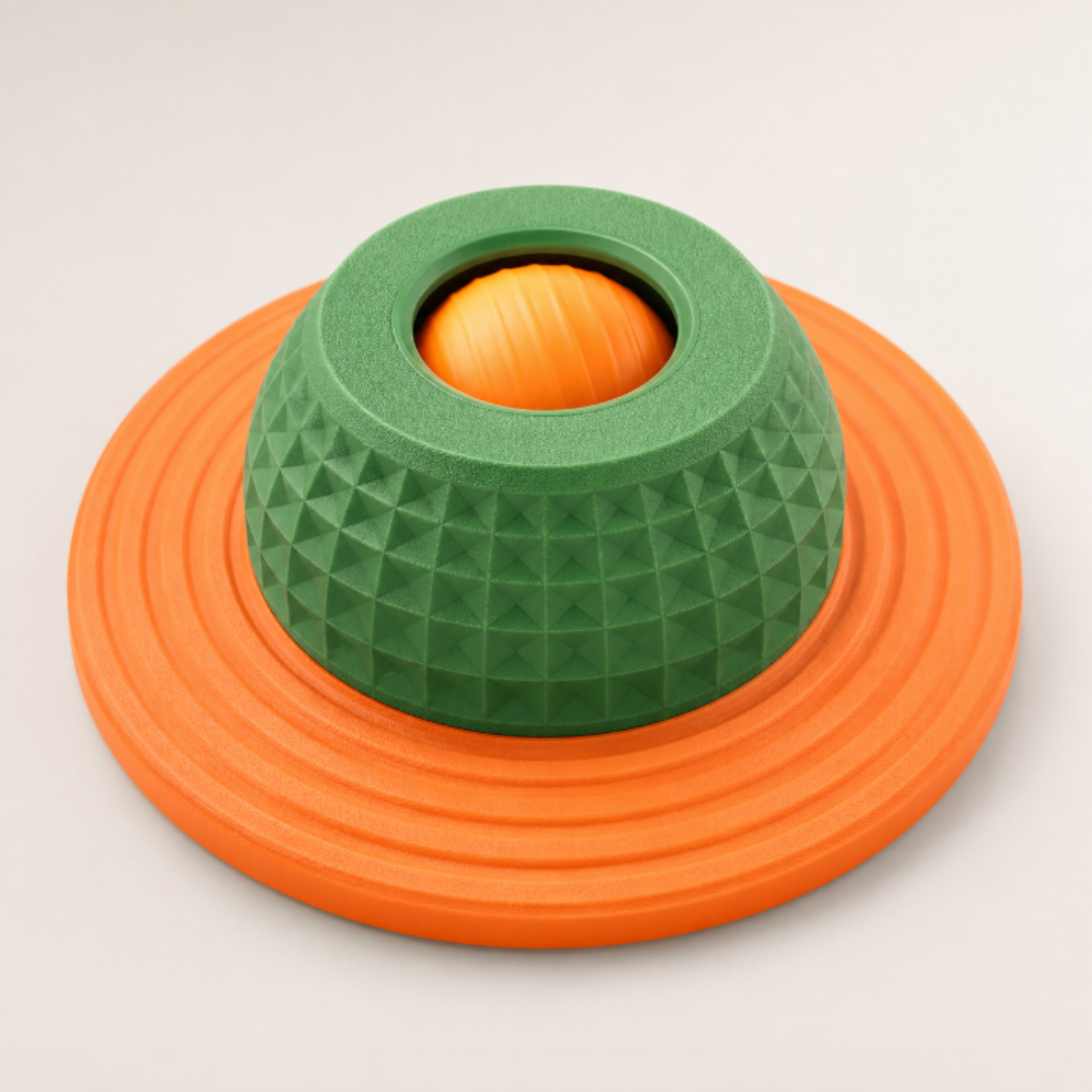 CallmPlace Honden Likbal – Interactief Hondenspeelgoed – Snackbal voor Hond – Verrijkingsspeelgoed – 3D Geprint