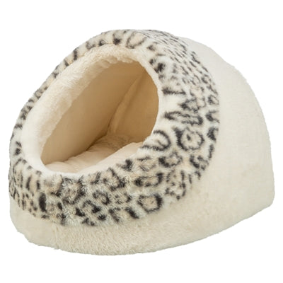 Trixie Kattenmand Iglo Leo Soft Pluche Creme / Panterprint