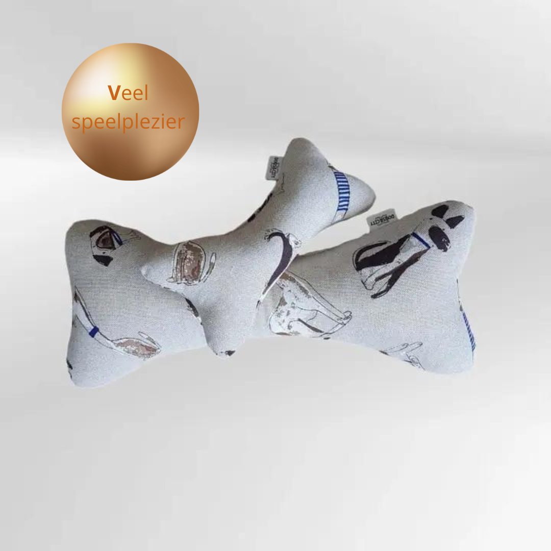 DOGS in the CITY - Honden - Pluche Hondenbot - Striphonden - Speelplezier - Knuffelbot