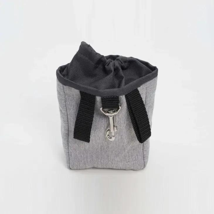 DOGS in the CITY - Snackzak Loomi grijs | Handig en heeft een mooi Design