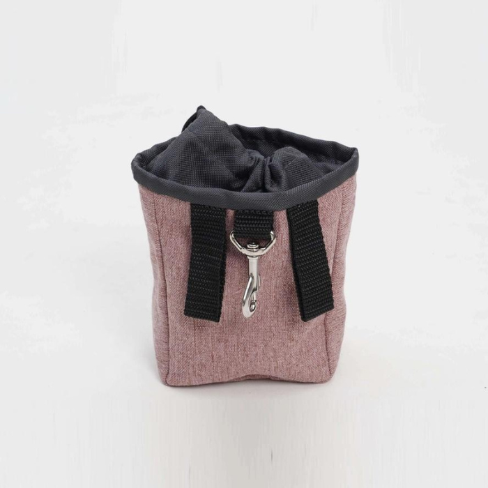DOGS in the CITY - Snackzak Loomi roze | Handig en heeft een mooi Design