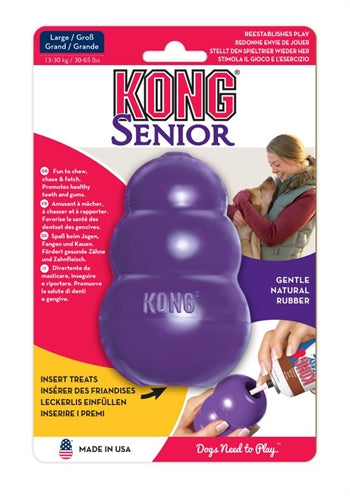 Kong Senior Paars LARGE 10,5X7X7 CM