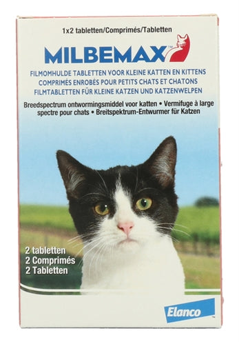 Milbemax Tablet Ontworming Kleine Kat / Kitten 2 TABLETTEN