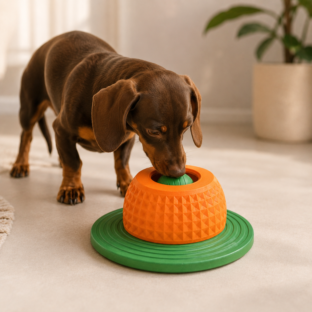 CallmPlace Honden Likbal – Interactief Hondenspeelgoed – Snackbal voor Hond – Verrijkingsspeelgoed
