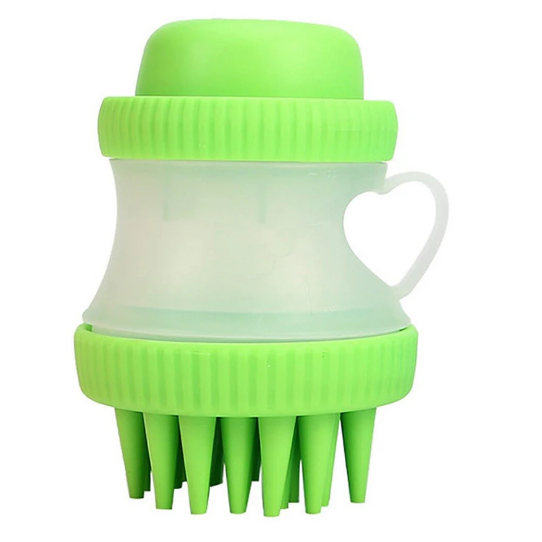 Honden- en Kattenwasborstel met Shampoo Dispenser