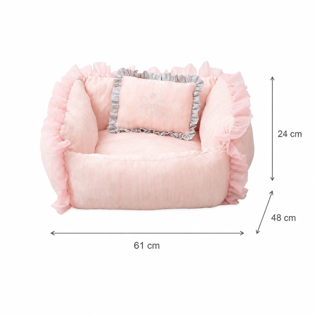 Ferribiella Rapunzel Hondenmand - Roze - 61 x 48 x 24 cm
